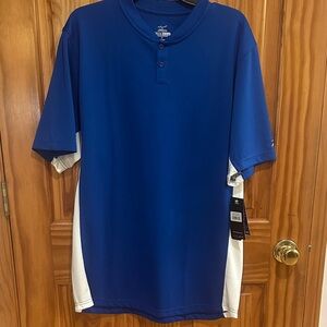 Mizuno Mens Blue and White Jersey